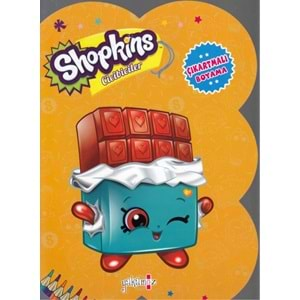 Shopkins Cicibiciler - Sarı Çıkartmalı Boyama