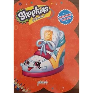 Shopkins Cicibiciler - Turuncu Çıkartmalı Boyama