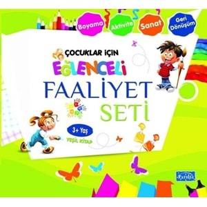 Çocuklar İçin Eğlenceli Faaliyet Seti Yeşil Kitap 3 Yaş Üzeri