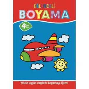 Eğlenceli Boyama 4 Yaş Üstü 4lü Pastel Boya Hediyeli
