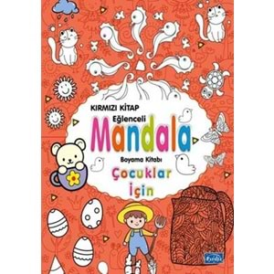 Çocuklar İçin Mandala Kırmızı