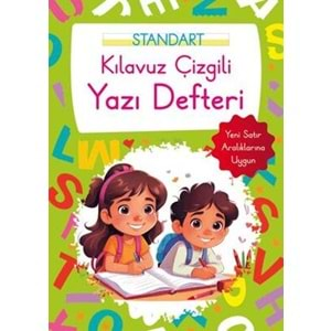 Kılavuz Çizgili Yazı Defteri Büyük Boy - Yeşil