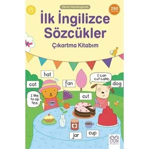 İlk İngilizce Sözcükler Çıkartma Kitabım - 250 Çıkartma