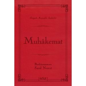 Muhakemat_Büyük Boy_2 Renk /Söz Basım
