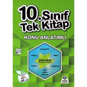 Örnek Akademi 10. Sınıf Tek Kitap Konu Anlatımlı (Yeni)