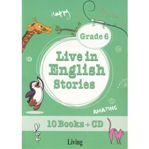 Grade 6 - Live in English Stories (10 Books - CD)