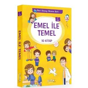 1. Sınıf Emel İle Temel Serisi - İleri Düzey Okuma Seti - 10 Kitaplık Set