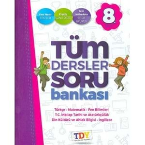 TDY Yayınları 8 Sınıf Tüm Dersler Soru Bankası