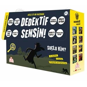 Dedektif Sensin İki Seri Bir Arada 8 Kitap