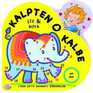 Kalpten Kalbe Çiz Boya - Sarı Kitap