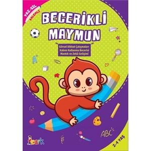 Becerikli Maymun Yaz Sil Kalemli