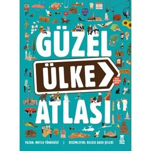 Güzel Ülke Atlası Harita ve Çıkartma Hediyeli