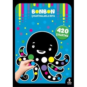 Su Altı - Bonbon Çıkartmalarla Boya - 420 Çıkartma