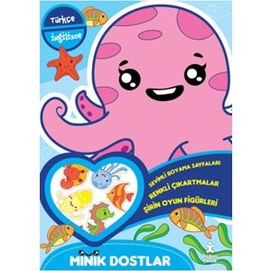 Minik Dostlar Deniz Altında Boyama Kitabı