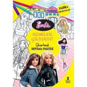Barbie Renkler Çıldırdı! Çıkartmalı Boyama Partisi