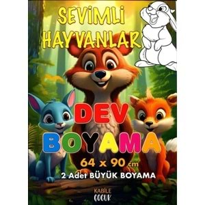 Sevimli Hayvanlar Dev Boyama