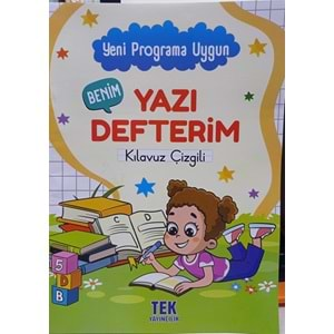 TEK YAZI DEFTERİM KILAVUZ ÇİZGİLİ