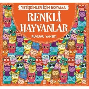 Renkli Hayvanlar Yetişkinler İçin Boyama