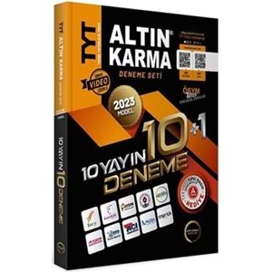Altın Karma 2023 YKS TYT 10+1 Video Çözümlü Deneme Seti