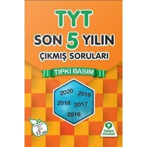 Örnek Akademi Tyt Son 5 Yılın Çıkmış Soruları Tıpkı Basım