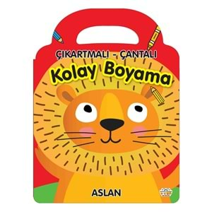 ASLAN - ÇIKARTMALI-ÇANTALI KOLAY BOYAMA