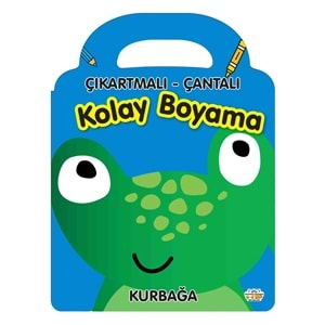 KURBAĞA - ÇIKARTMALI-ÇANTALI KOLAY BOYAMA