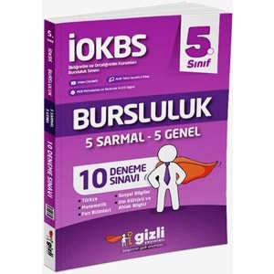 5. Sınıf İOKBS Bursluluk 10 Deneme Sınavı