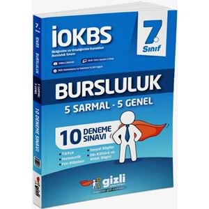 7. Sınıf İOKBS Bursluluk 10 Deneme Sınavı