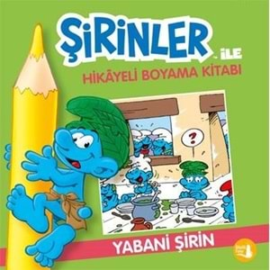 Yabani Şirin - Şirinler İle Hikayeli Boyama Kitabı