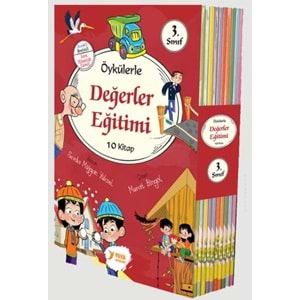 3.Sınıf Değerler Eğitimi Kutulu Set (10 Kitap)