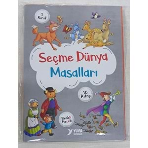 Seçme Dünya Masallari 1. Sinif Renkli Heceli Düz yazi 10 Kitap