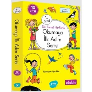 1.Sinif Dik Temel Harflerle Okumaya Ilk Adim Serisi Elakin Yeni Ses Gruplari 10 Kitap