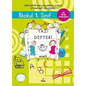 1. Sınıf Yazı Defteri Standart Dik Çizgili