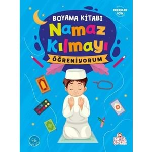 Namaz Kılmayı Öğreniyorum (Erkek) - Boyama