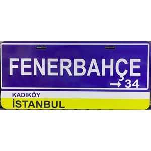 Fenerbahçe Ahşap Plaka 24*11