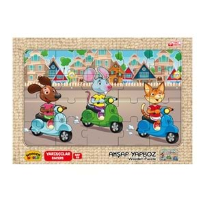 Redka Ahşap Puzzle 24X34 Cm. Yarışçılar