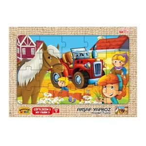 Redka Ahşap Puzzle 24X34 Cm. Çiftliğim 3