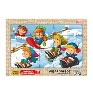 Redka Ahşap Puzzle 24X34 Cm. Kayaktayız