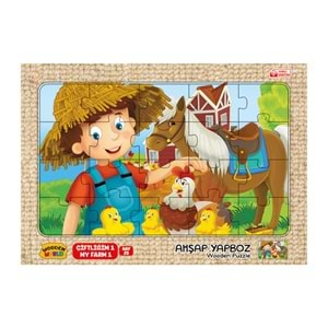 Redka Ahşap Puzzle 24X34 Cm. Çiftliğim 1