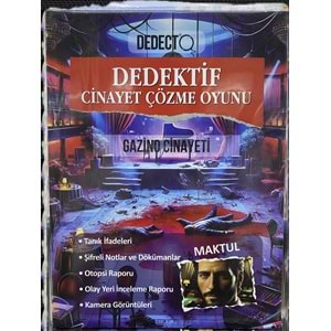 Dedektif Dava Çözme Oyunu Gazino Cinayeti