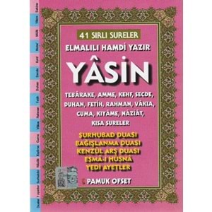 Fihristli Çanta Boy 41 Sırlı Sureler