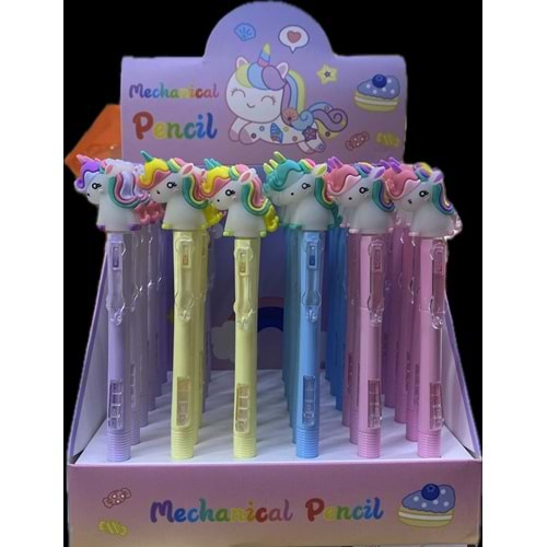 Yan Basmalı Başlıklı Kalem Unicorn-2 36lı