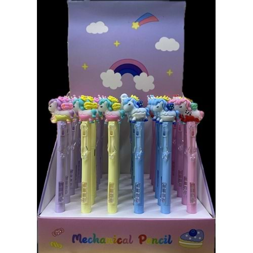 Yan Basmalı Başlıklı Kalem Unicorn-3 36 lı