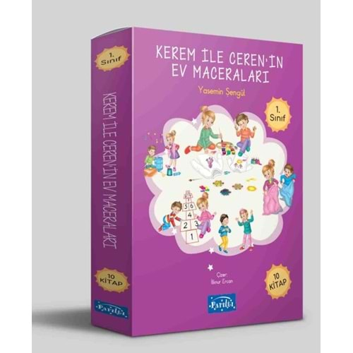 Kerem ile Ceren'in Ev Maceraları - 10 Kitap Set