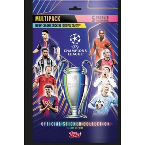 TAPPS 2025 UEFA ŞAMPİYONLAR LİGİ STİCKER - MULTİ PACK