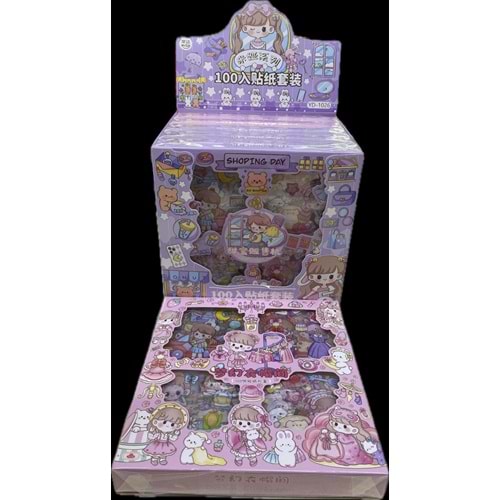 Sticker Box Pk 6 lı