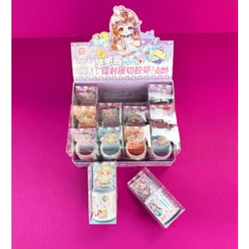 4,5 Cm Genişliğinde Kawaii Desenli Bant X12