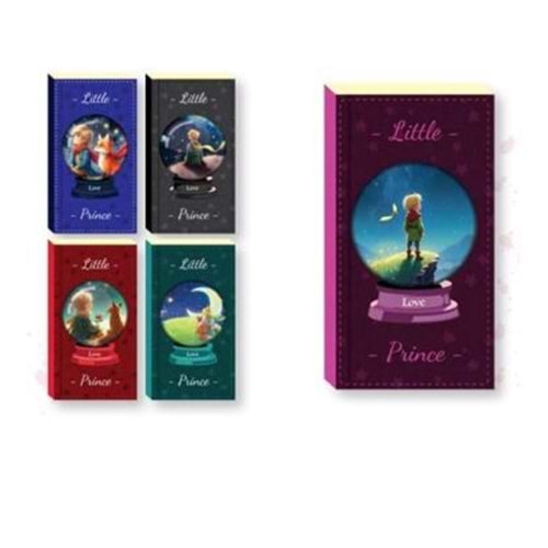 Lilamor Küçük Prens Defter 7,5X14 96 Sayfa 180 li