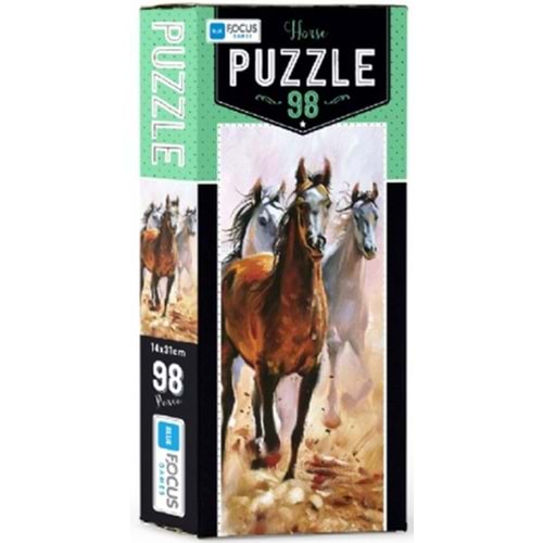 Blue Focus Horse - Puzzle 98 Parça