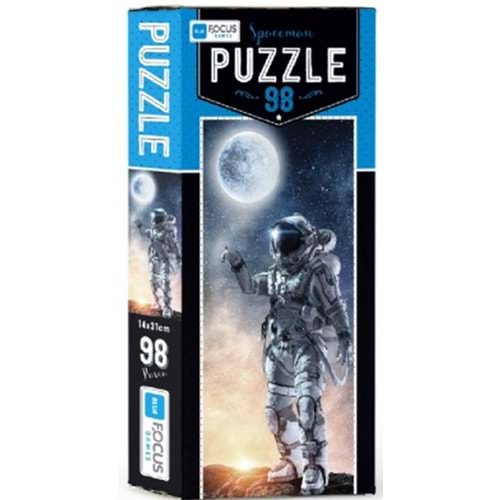 Bleu Focus Spaceman - Puzzle 98 Parça
